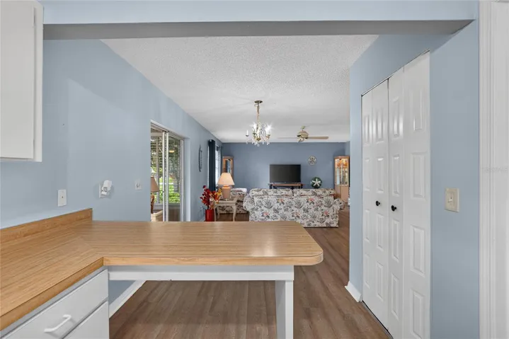Kitchen to Family Room View