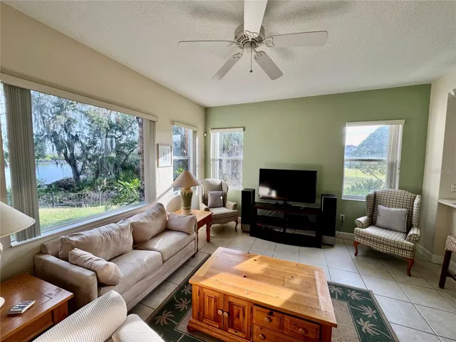 Water views from the Living Room and Kitchen
