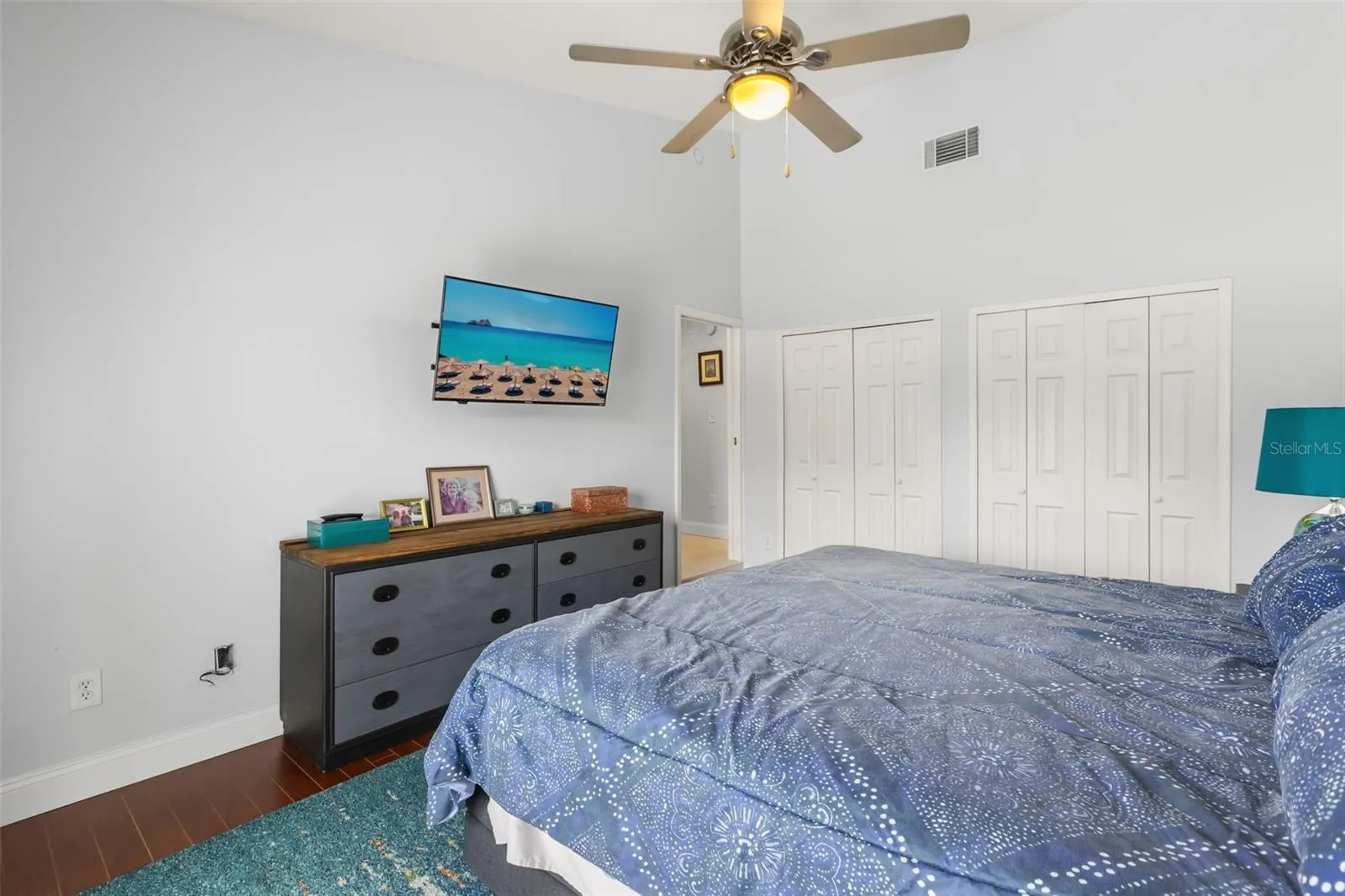 Primary with Built-in Closet Space
