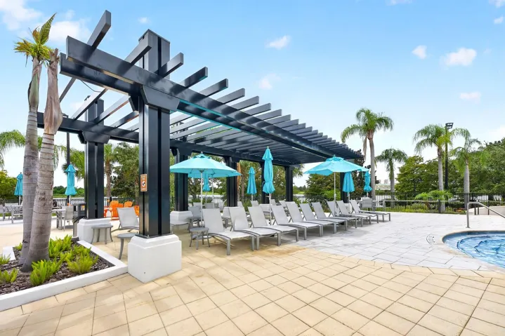 Poolside Seating.