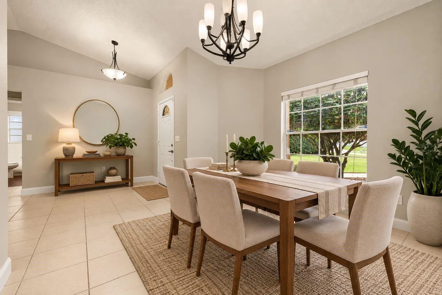 Virtually Staged Formal Dining