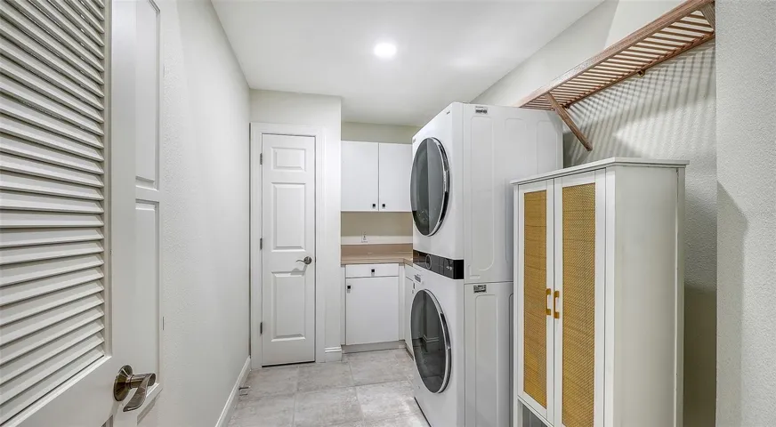 First floor laundry