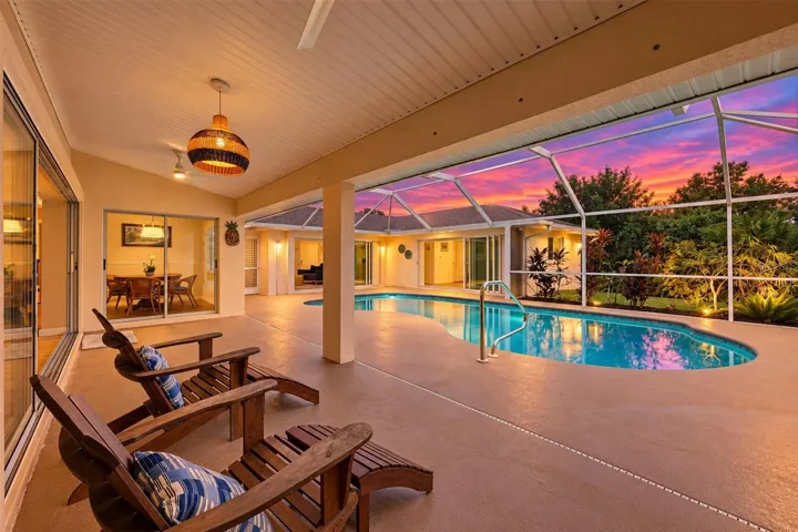 Pool courtyard