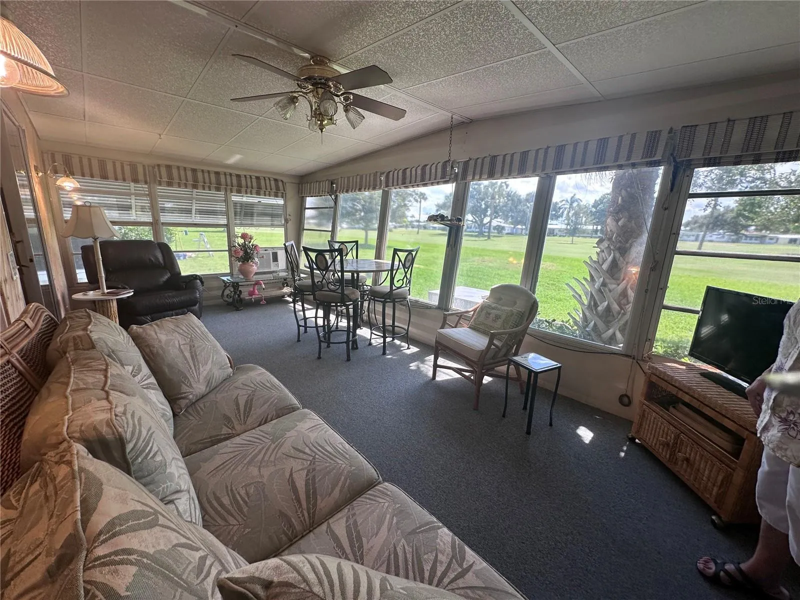 Florida Room overlooking 9th Tee Box