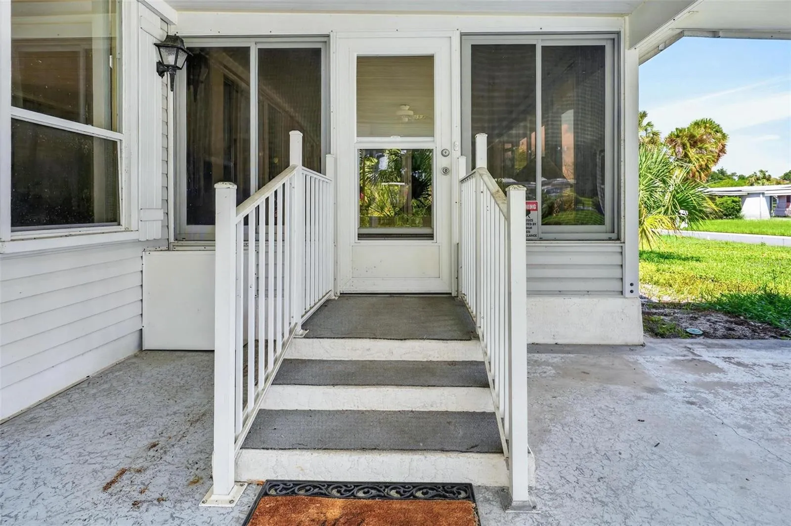 Carport Entry to Florida Room