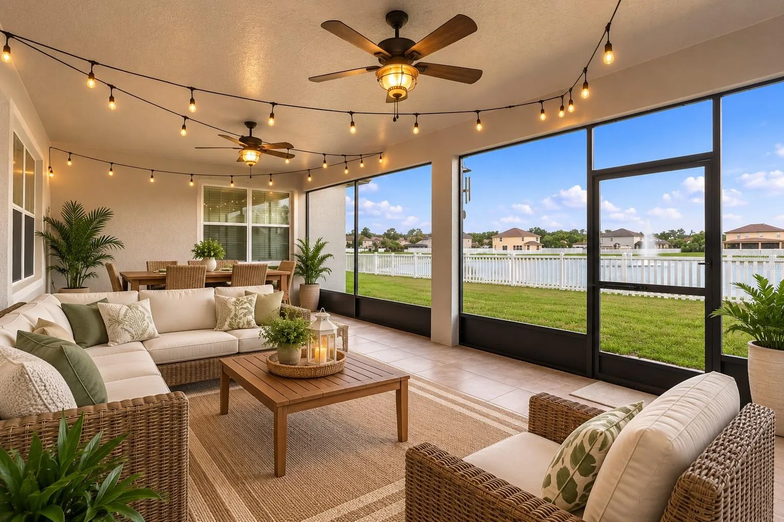 Florida Room - Virtually staged