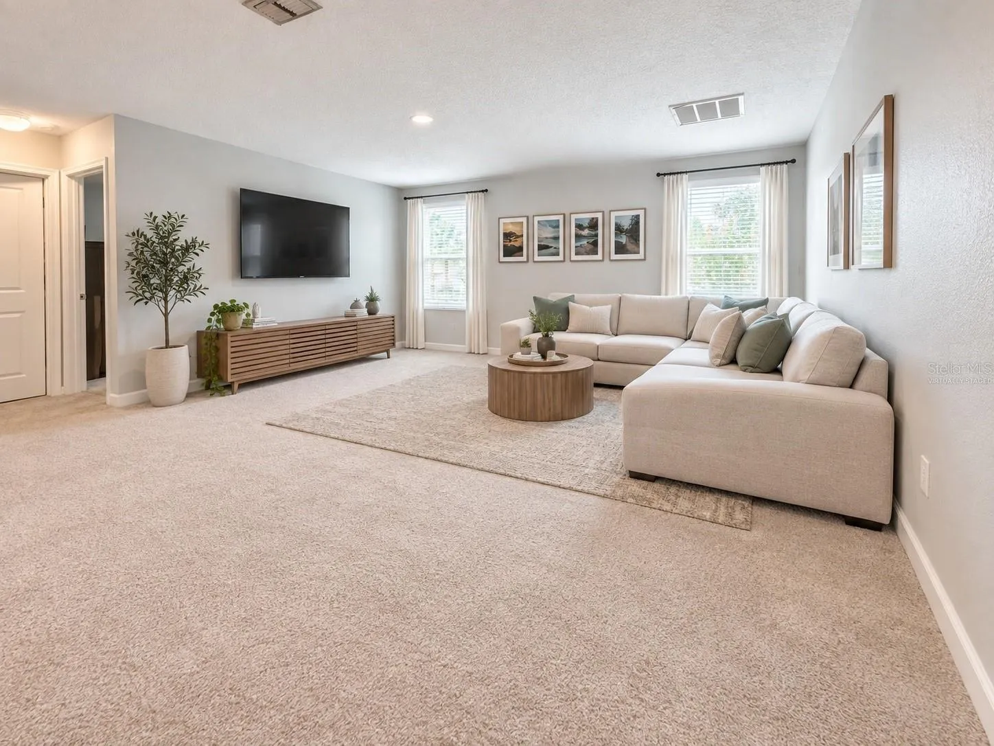*Virtually Staged* Second floor loft