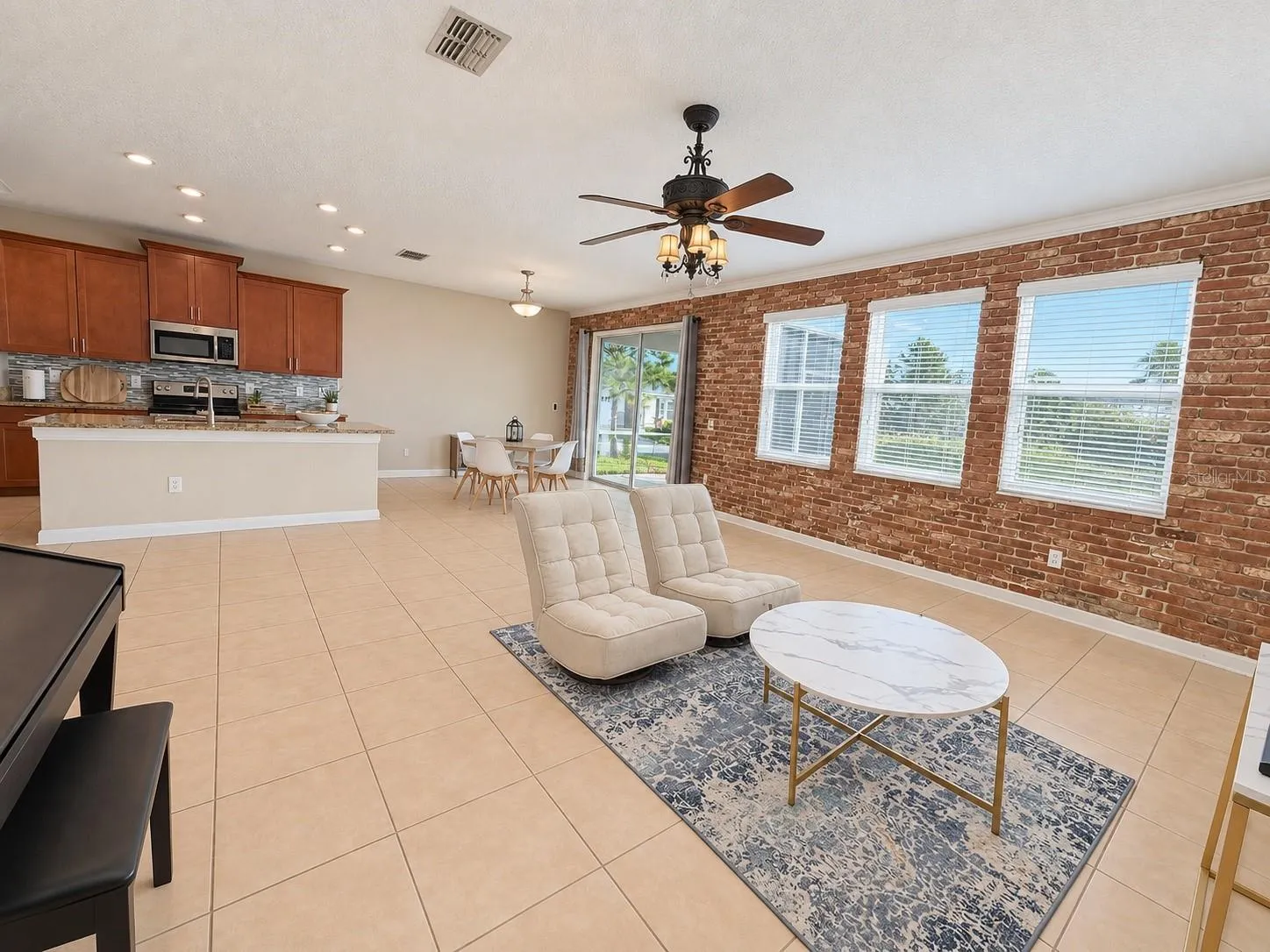 Spacious living area offering plenty of room for everyday living and entertaining.