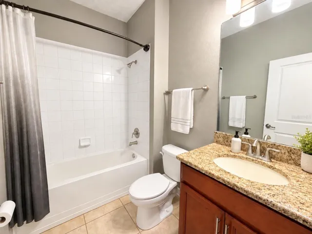 First floor full bathroom.
