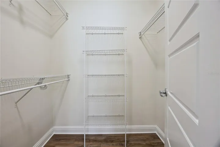 Primary closet