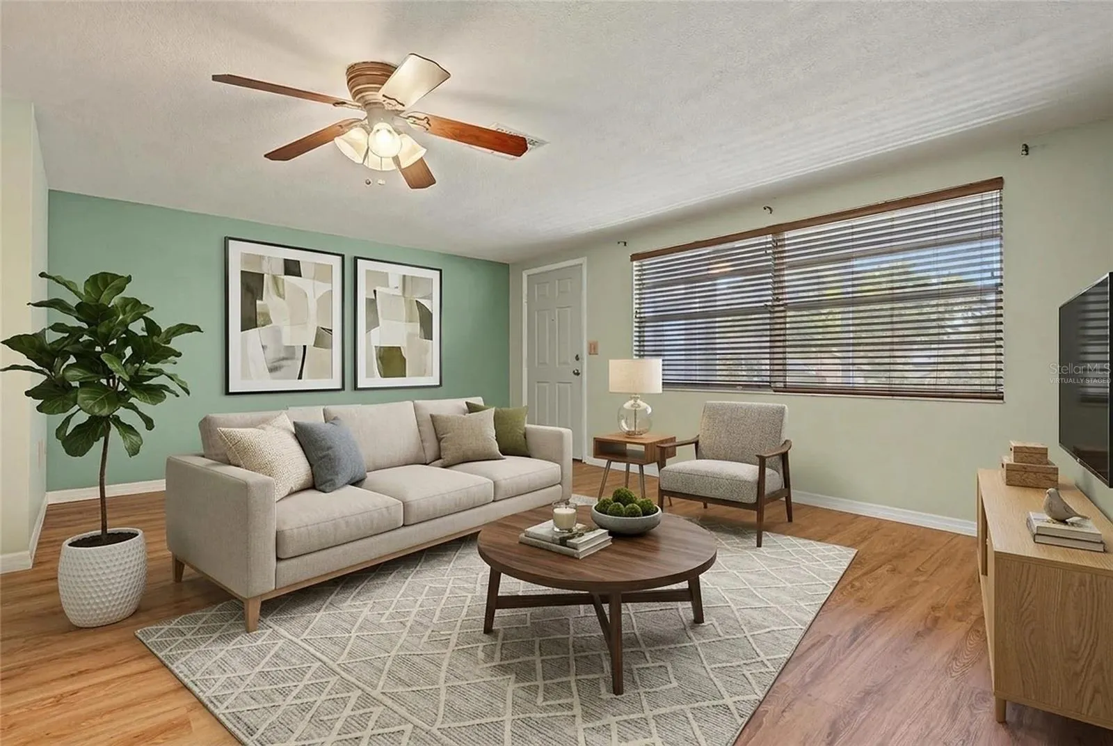 Living Room - 7805 Sue Ellen Drive (This Photo has been Virtually Staged)