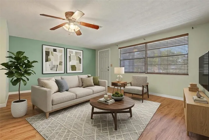 Living Room - 7805 Sue Ellen Drive (This Photo has been Virtually Staged)