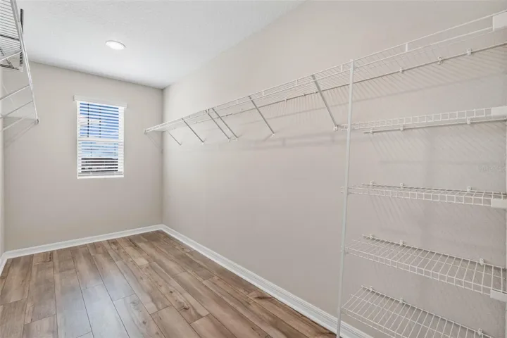 Primary closet