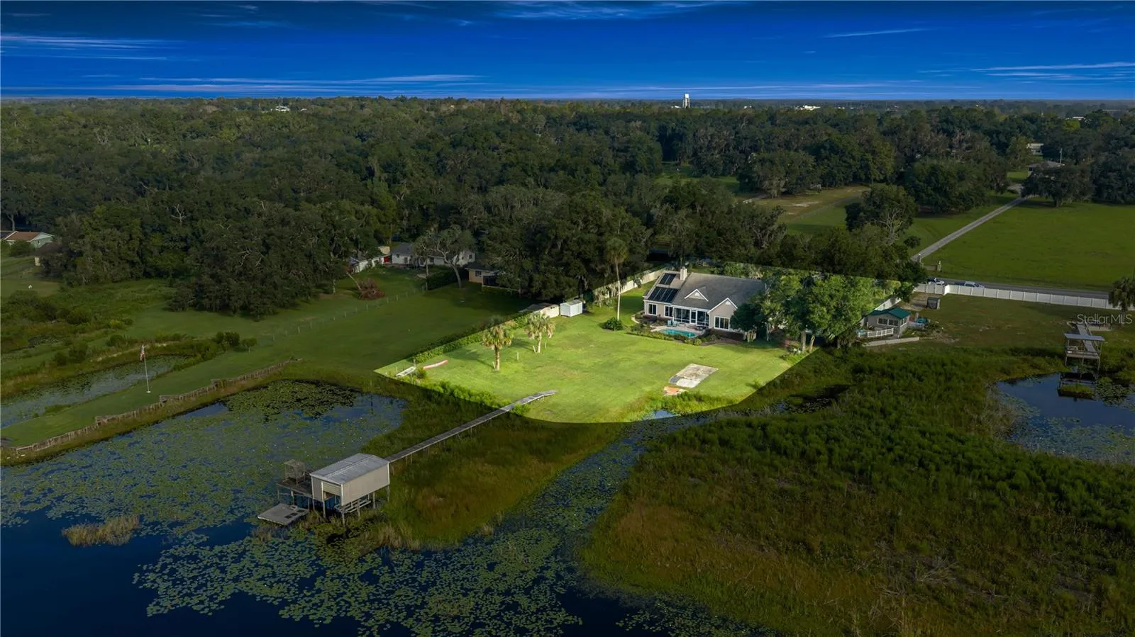 Aerial View-Smith Lake