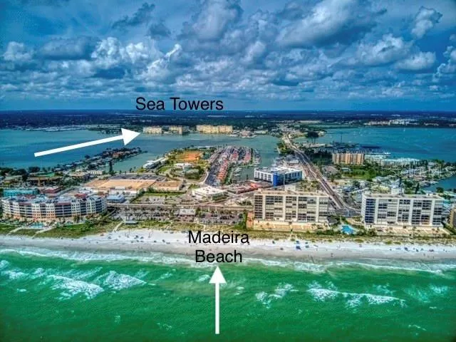 LOCATION, LOCATION, LOCATION,  PRICE is fantastic for this location. Madeira Beach is about in the middle of a 37-mile barrier island that is beach town after beach town. Ride the off/on trolley all day for $1.50