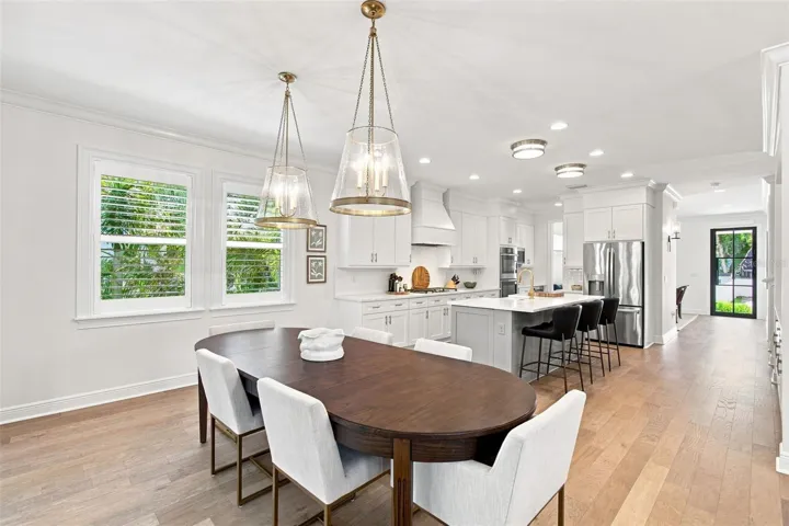 Open floor plan creates space for easy entertaining.