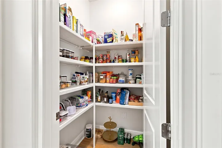 Ample kitchen pantry!