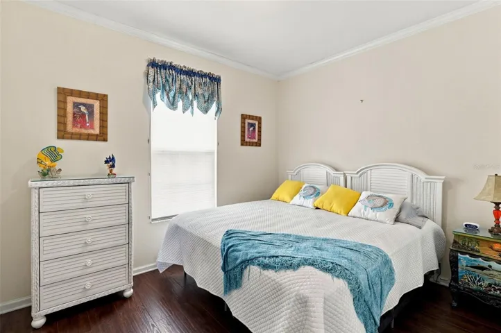 Bedroom #2 w/walk-in closet and Closet By Design organizers.