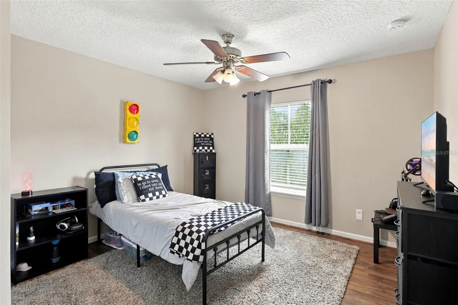 The second bedroom is on the second floor.