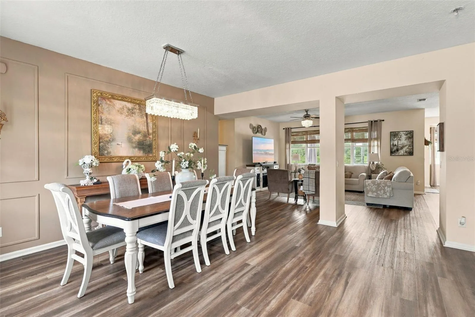Front dining area towards main living area. The details are what makes this home so special.