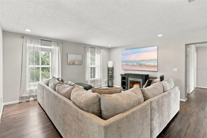 Bonus living space on the second floor great for entertaining