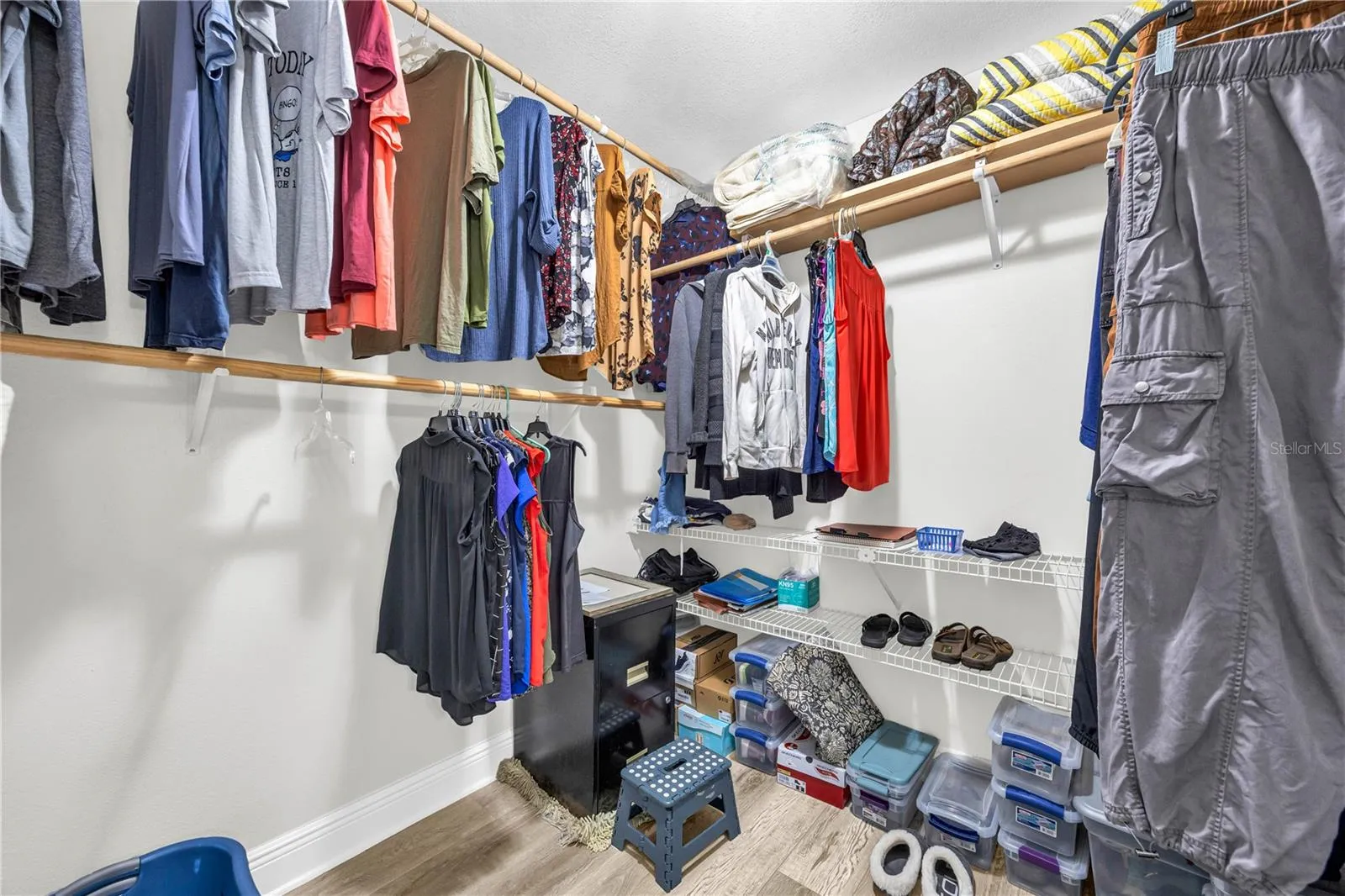 large walk in closet