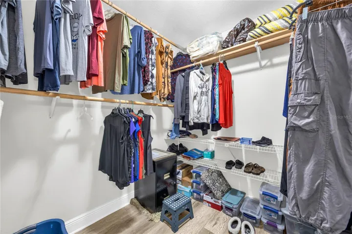large walk in closet