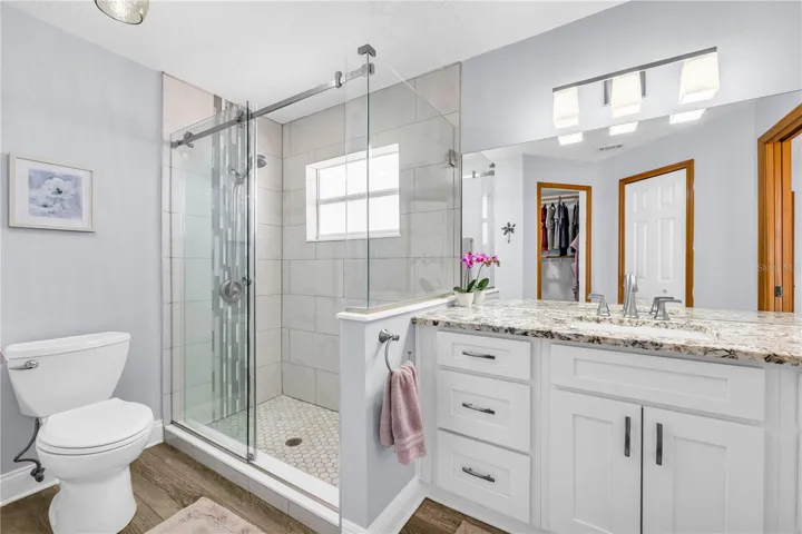 Gorgeous remodeled ensuite bathroom
