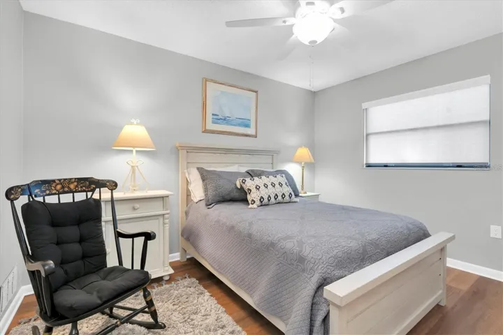 Spacious guest bedroom