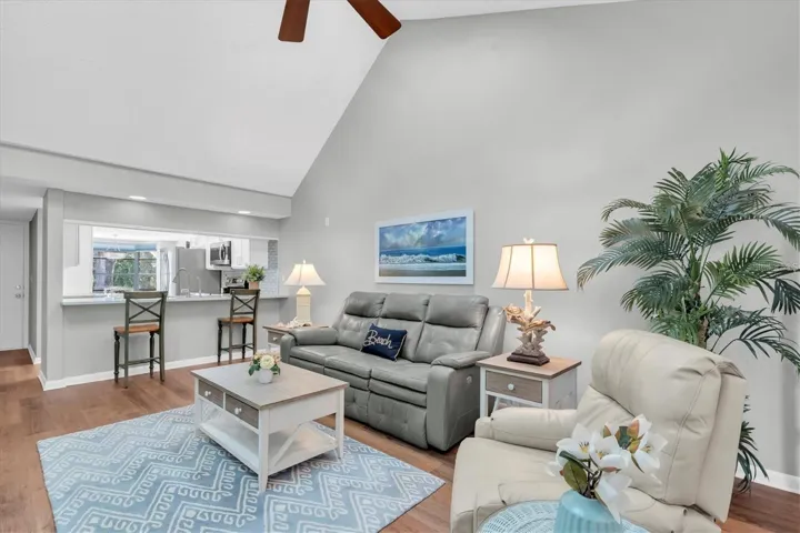 Vaulted Ceiling with sky lights