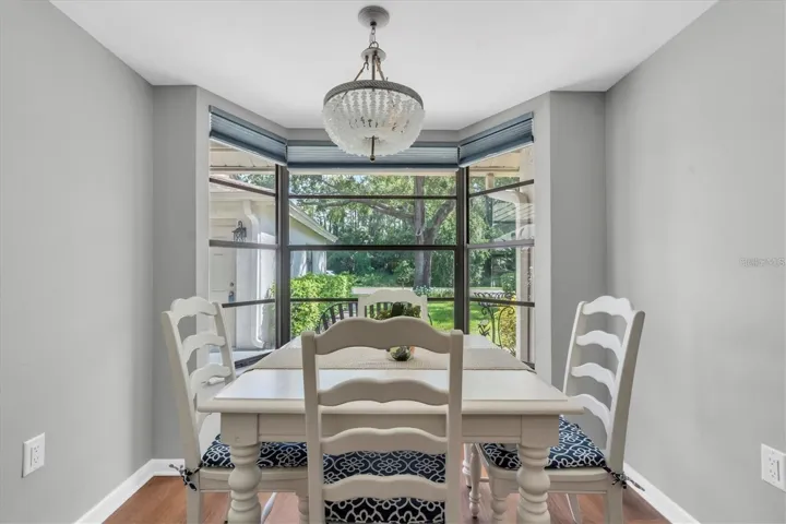 Spacious eat-in kitchen