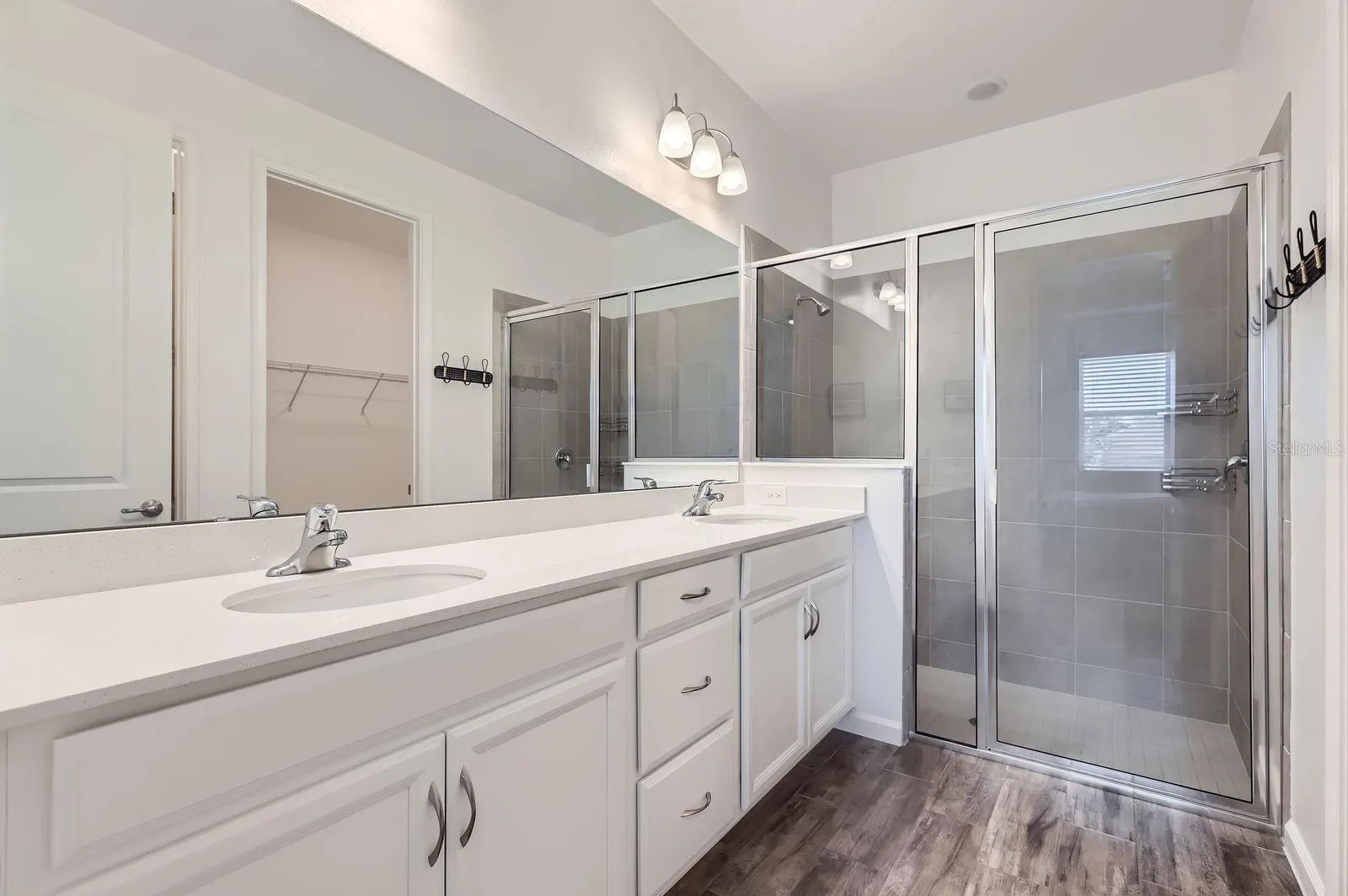 Master Bathroom, complete with walk-in shower and walk-in closet.