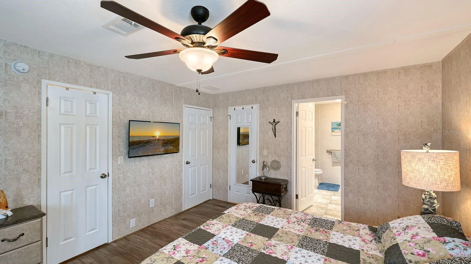 Primary Bedroom with 2 Walk-In-Closets