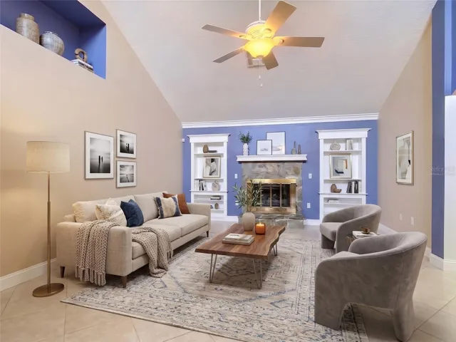 Living Room Virtually Staged