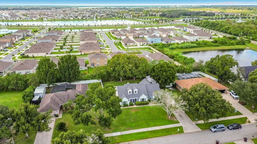 Aerial Views of home and neighborhood