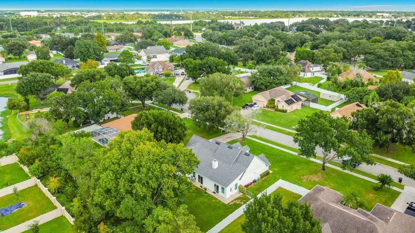 Aerial Views of home and neighborhood
