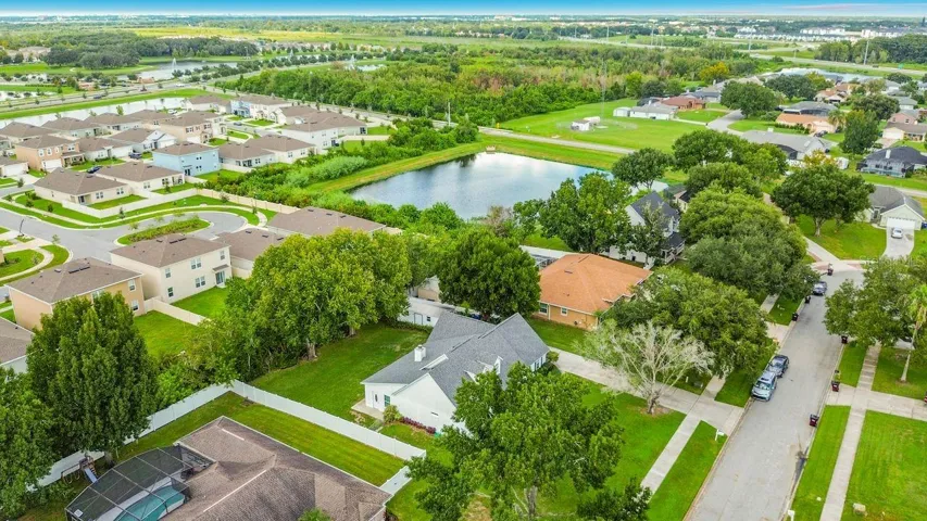 Aerial Views of home and neighborhood