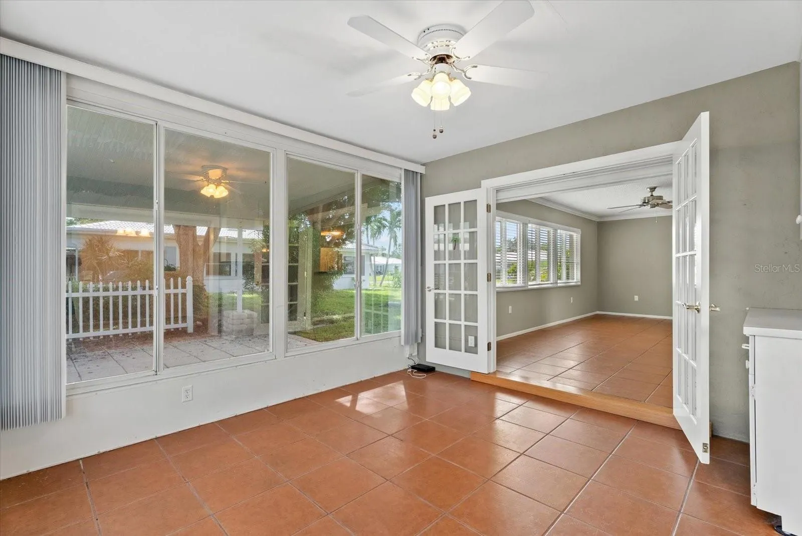 French doors leading into beautiful bonus room