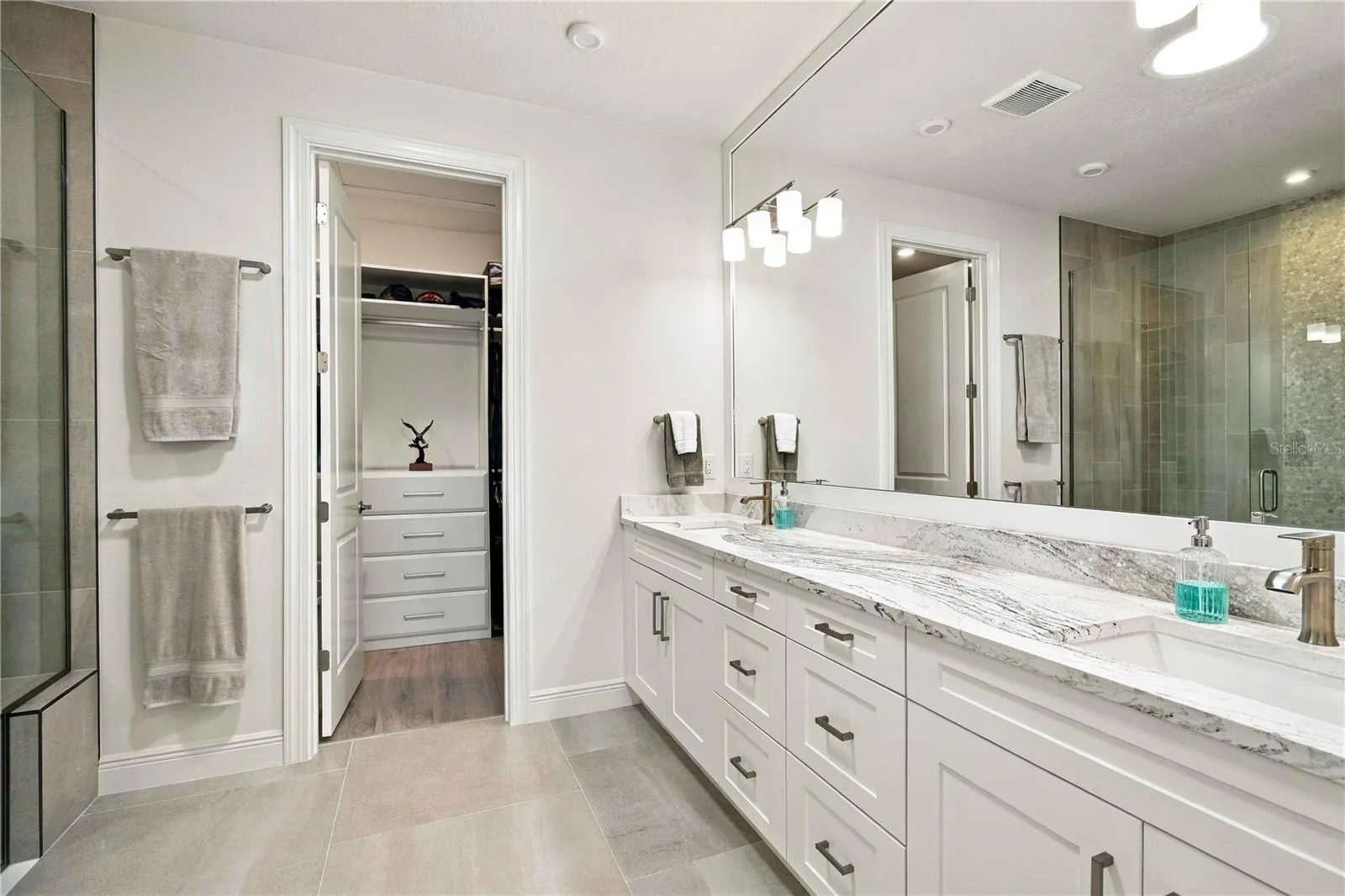 Notice that Built-In Custom Closet System