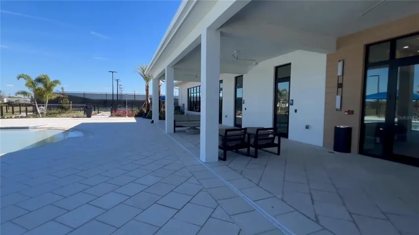 Outside Gathering Near Pool