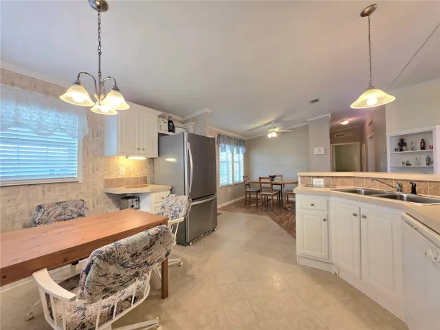 Kitchen looking towards dining area.