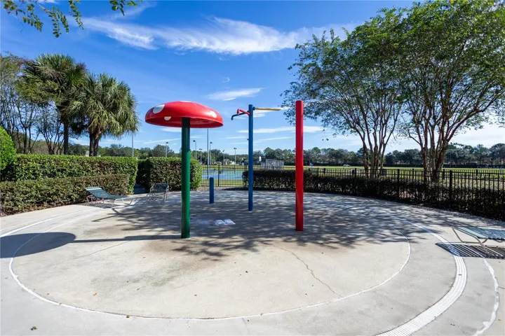 Children's splash park