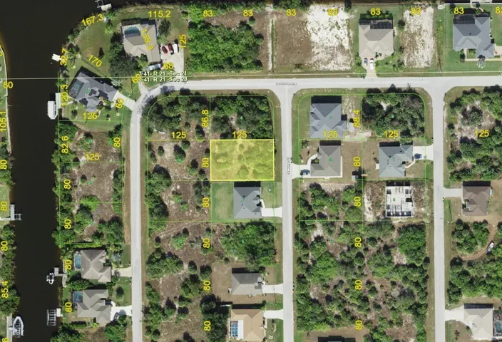 County map of lot