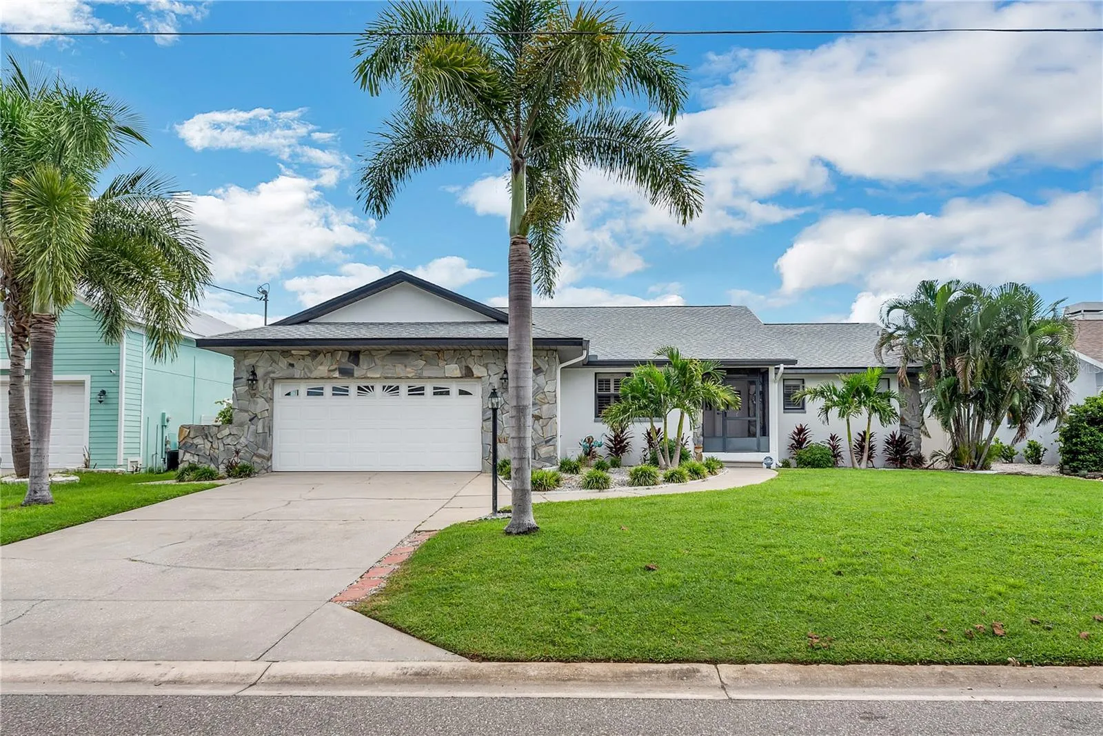 The home experienced no water damage during the past hurricane seasons and sits at a higher elevation than the adjacent canal.