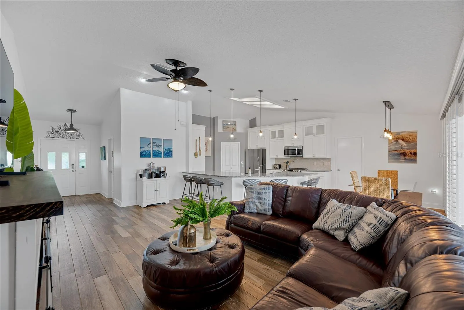 This great room was designed for comfortable living and entertaining!