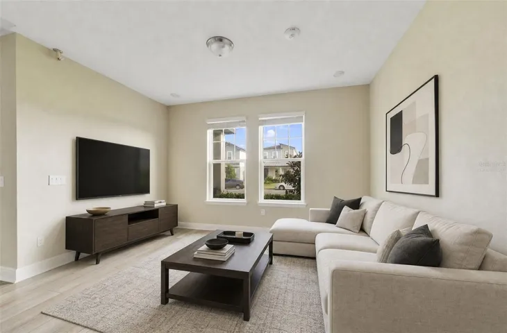 The Living Room. Virtually Staged