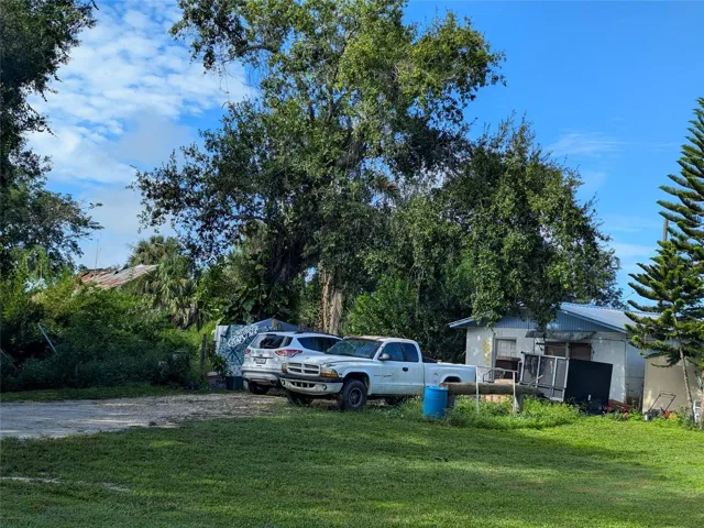 concrete house on parcel 1