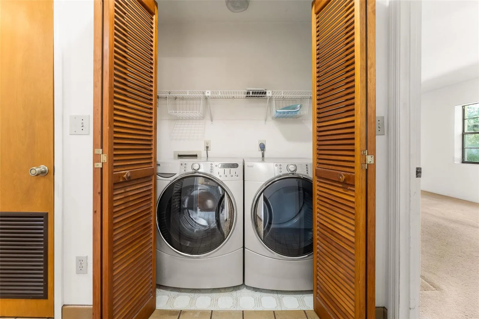 Laundry closet