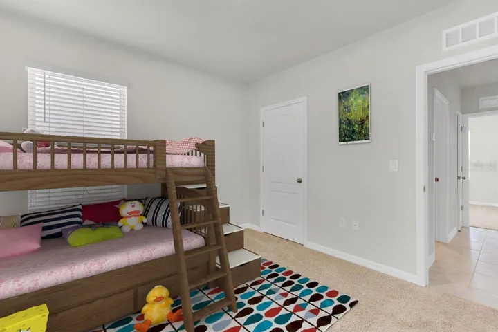 Bedroom - virtually staged