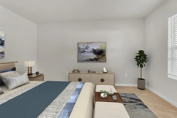 Bedroom - virtually staged